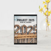 プロジェクト2025我々は全てねじ込み カード (黄色い花)