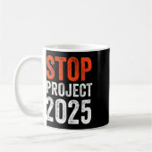 プロジェクト2025 反トランプ コーヒーマグカップ (左)