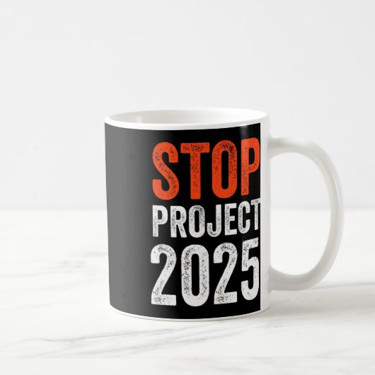 プロジェクト2025 反トランプ コーヒーマグカップ (右)