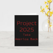 プロジェクト2025 2 カード (黄色い花)
