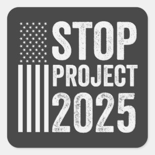 プロジェクト2025 Trump American Republic USA スクエアシール