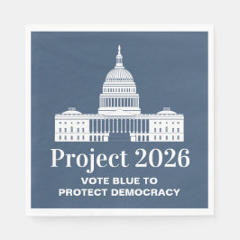 プロジェクト2026 民主主義に投票 スタンダードランチョンナプキン