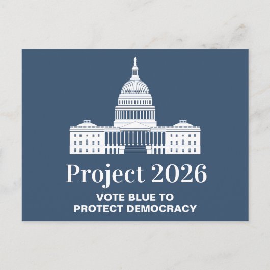 プロジェクト2026 民主主義に投票 ポストカード (正面)