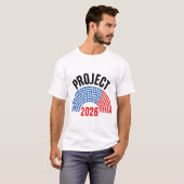 プロジェクト2026- 2026年選挙に投票 Tシャツ (正面フル)