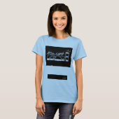 プロジェクト8の女性のMED。 短い袖のワイシャツ Tシャツ (正面フル)