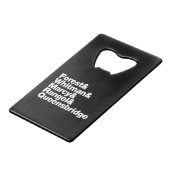 プロジェクト クレジットカード栓抜き (正面アングル)