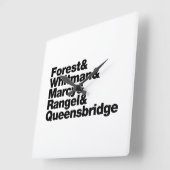 プロジェクト スクエア壁時計 (傾斜)