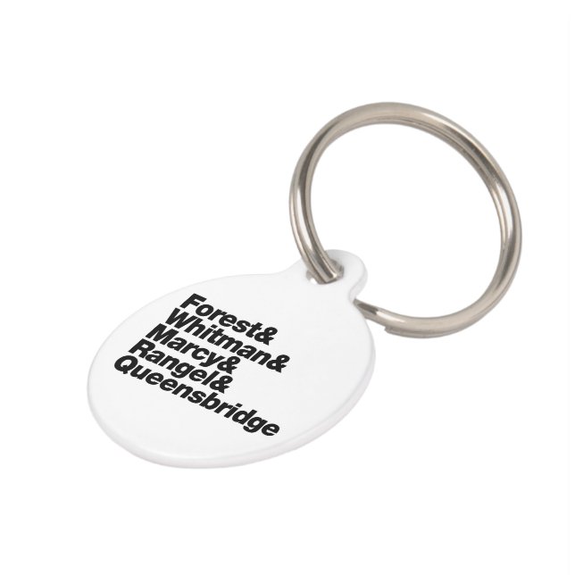 プロジェクト ペット　ネームタグ (側面)