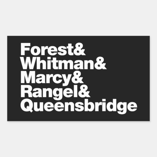 プロジェクト 長方形シール (正面)