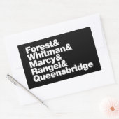 プロジェクト 長方形シール (封筒)