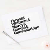 プロジェクト 長方形シール (封筒)