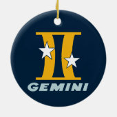 プロジェクトGeminiクリスマス装飾 セラミックオーナメント (裏面)