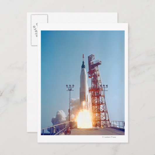 プロジェクトMercury MA-9の発表、信仰7 ポストカード (正面/裏面)