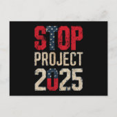 プロジェストップクト2025トランプバイデン氏ヴィンテージ ポストカード (正面)