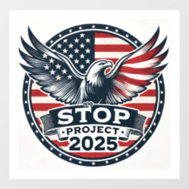 プロジストップェクト2025 ウィンドウサイン