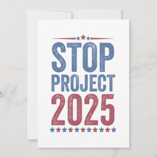 プロジストップェクト2025 Trump Harris American Patroitic サンキューカード