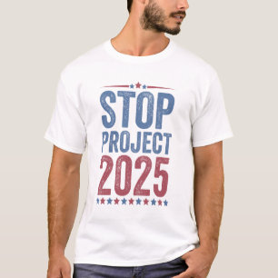 プロジストップェクト2025 Trump Harris American Patroitic Tシャツ