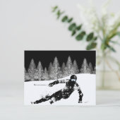 プロスキーヤー、スキースノーボード シーズンポストカード (スタンド正面)