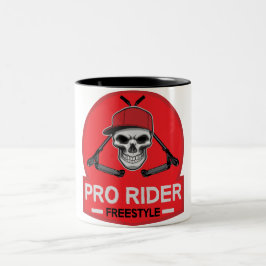 プロスクーター無料ライダートリック ツートーンマグカップ