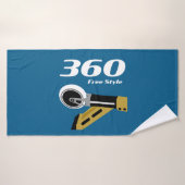 プロスクーター無料ライダートリック バスタオル (バスタオル)