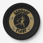 プロスクーター無料ライダートリック ペーパープレート (正面)