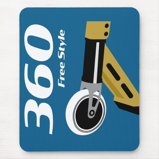 プロスクーター無料ライダートリック マウスパッド (正面)