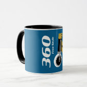 プロスクーター無料ライダートリック マグカップ (正面左)