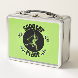 プロスクーター無料ライダートリック メタルランチボックス