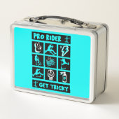 プロスクーター無料ライダートリック メタルランチボックス (裏面)