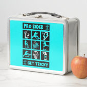 プロスクーター無料ライダートリック メタルランチボックス (インサイチュ)