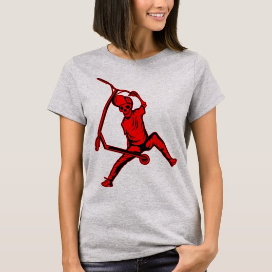 プロスクーター無料ライダートリック Tシャツ (正面)