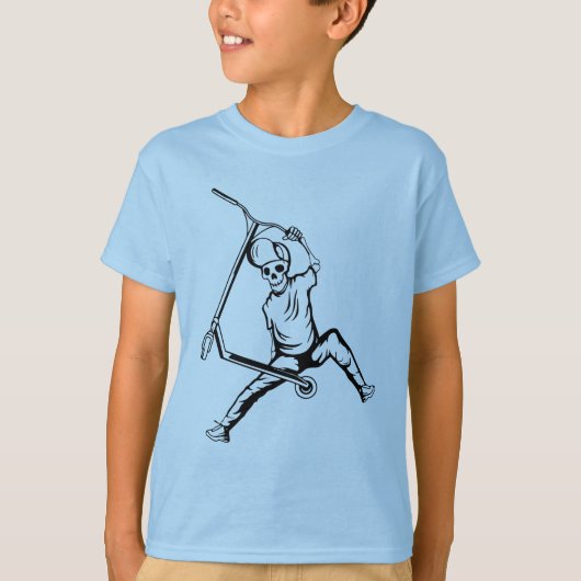 プロスクーター無料ライダートリック Tシャツ (正面)