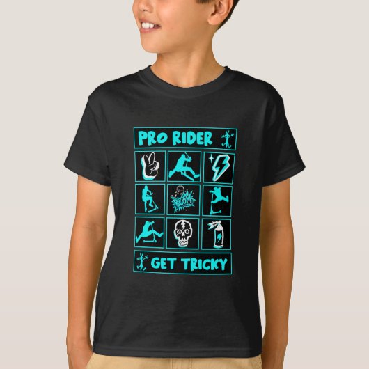 プロスクーター無料ライダートリック Tシャツ (正面)