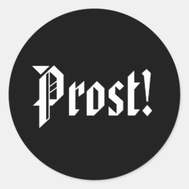 プロストブラックアンドホワイトオクトーバーフェスト ラウンドシール