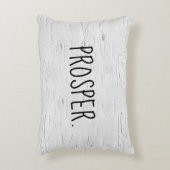 プロスパー文字オン樺の木ツリーアクセント枕 アクセントクッション (正面(垂直))