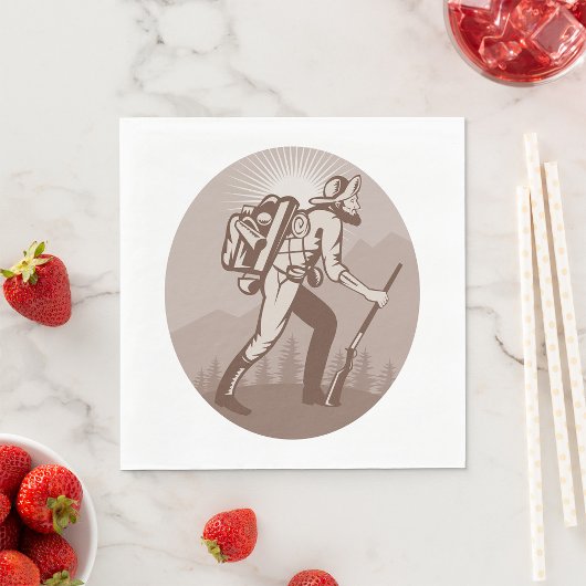 プロスペクターマイナーハイキング スタンダードランチョンナプキン