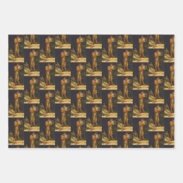 [プロスペクター]タブで金ゴールドJulian Ashtonをパンする ラッピングペーパーシート