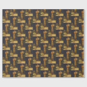 [プロスペクター]タブで金ゴールドJulian Ashtonをパンする ラッピングペーパー (フラット)