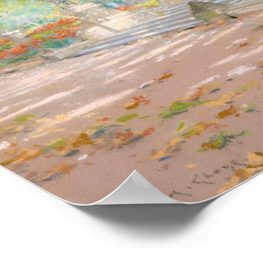 プロスペクトパーク、テラス | ウィリアムメリットチェイス ポスター (角)