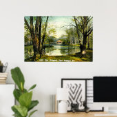 プロスペクトパーク、ブルックリンNY、1908ヴィンテージ ポスター (ホームオフィス)