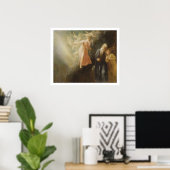 プロスペロウ、ミランダ、エアリエルは「嵐の中」から来た。 ポスター (ホームオフィス)