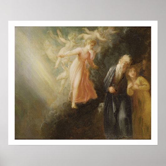 プロスペロウ、ミランダ、エアリエルは「嵐の中」から来た。 ポスター (正面)