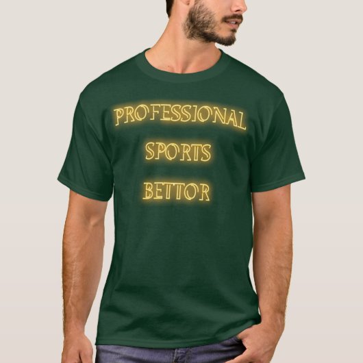 プロスポーツのベット1 Tシャツ (正面)