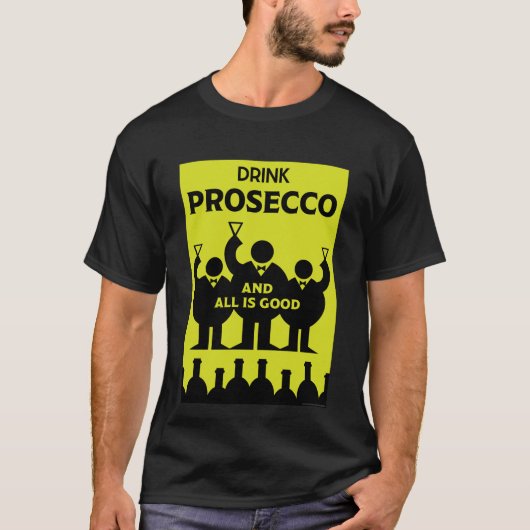 プロセイタリアンスコワきらめくイン Tシャツ (正面)