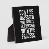 プロセスに取り付かれているやる気を起こさせる- フォトプラーク (正面)