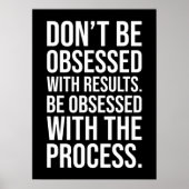 プロセスに取り付かれているやる気を起こさせる- ポスター (正面)