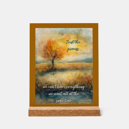 プロセスのアクリル記号を信頼 アクリルサイン (正面)