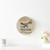 プロセスの信頼 ラウンド壁時計 (ホーム)