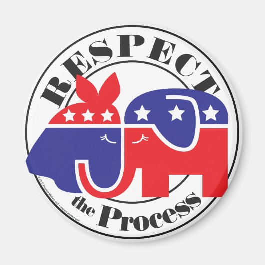 プロセスの尊重 マグネット (正面)