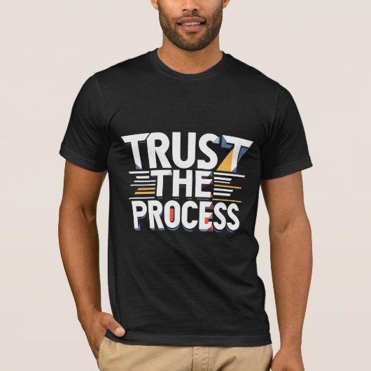 プロセスを信じる Tシャツ (正面)